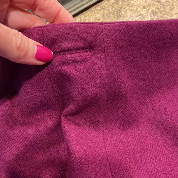 NWT Savannah Plum Purple Wool Skirt With Flaws 16 Petite - Picture 3 of 16
